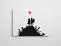 Wallity Lienzo Decorativo Banksy 70 x 100 cm